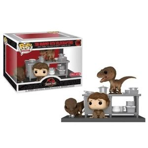 Funko POP! Moment Jurassic Park Tim Murphy with Velociraptors #1199